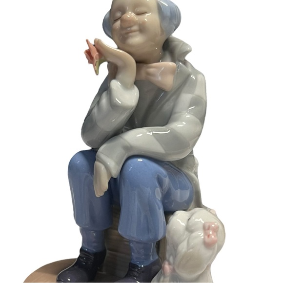 PS Design 2002 " Clown With Dog " Porcelain Detailed Figure EUC - Picture 7 of 10